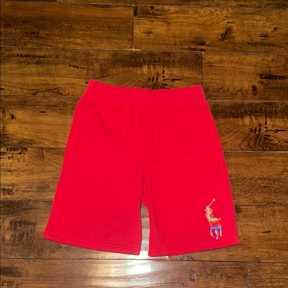 Polo Ralph Lauren Boy’s Red Fleece Shorts. Size M (10-12) Never Worn.
